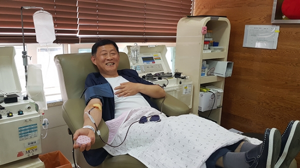송영호씨의 36.5도 따뜻한 생명의 나눔, 헌혈